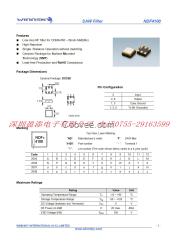 CDMA450 貼片濾波器