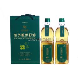 玉樹(shù)低芥酸菜籽油禮盒裝非轉(zhuǎn)基因食用油