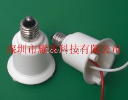 廠家批發(fā)Led燈頭塑料燈座帶線 E11