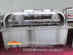 五格售饭台-青岛鲁顺-厨房设备批发
