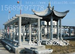 石涼亭價(jià)格，石亭子價(jià)格低做工好，三米石亭