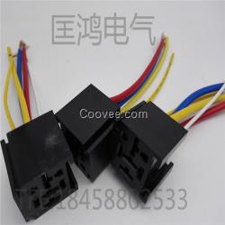 廠家批發(fā)80A汽車繼電器插頭插座