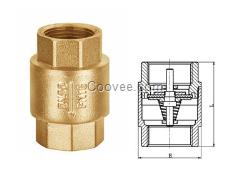 黄铜止回阀，H12W黄铜锻压立式止回阀