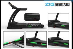 家用静音跑步机锐步ZR11奥城康体100