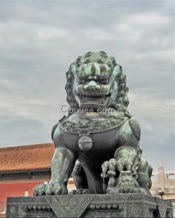 石雕獅子,堅(jiān)美花崗巖雕刻,壽山石雕獅子