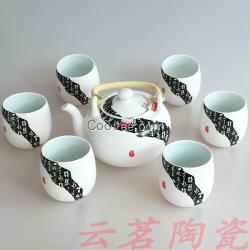 青花玲瓏茶具批發(fā)廠家