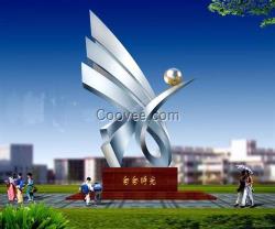 京文雕塑定做,駐馬店不銹鋼雕塑,室內(nèi)不銹