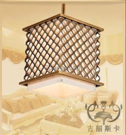 溫州酒店全銅吊燈_古麗斯卡_中式全銅吊燈