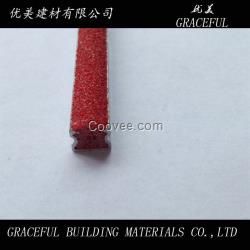 金剛砂大紅色醒目防滑條