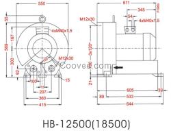 雙段高壓風(fēng)機(jī) 2HB-5500