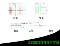 2835植物紅光660發(fā)光二極管2835植物生長蔬菜育苗燈