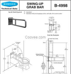 Bobrick B-4998保必麗殘疾人扶手