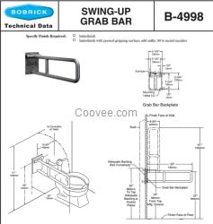 Bobrick B-4998.99保必麗殘疾人扶手