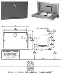 Koala Kare KB110-SSWM考拉橫向嬰兒護(hù)理臺(tái)