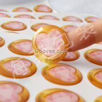 滴塑不干膠標(biāo)簽 水晶滴塑標(biāo)貼紙無(wú)氣泡灰塵