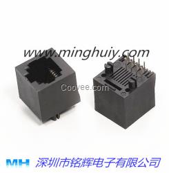 廠家供應立式180度全塑8P8C  rj45Jack 環(huán)保