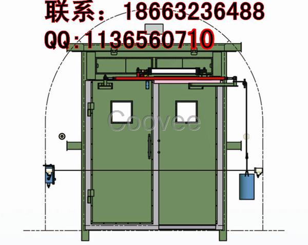 礦用無壓風門自動式氣動式手動式樣式