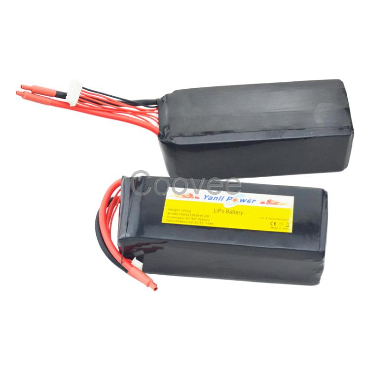 无人机电池22.2V 11000mAh 5C四轴航模电池