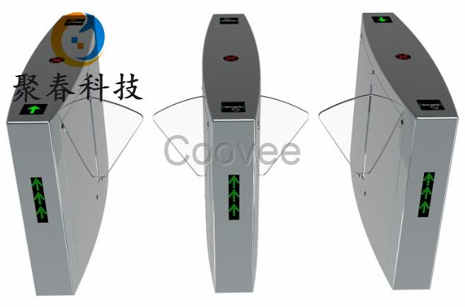 刷卡翼閘通道閘橋式人行通道翼閘 考勤翼閘門禁翼閘