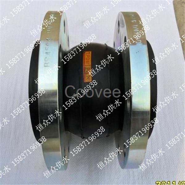 現(xiàn)貨供應(yīng)耐油耐磨橡膠軟接頭  白色橡膠軟連接 碳鋼法蘭連接