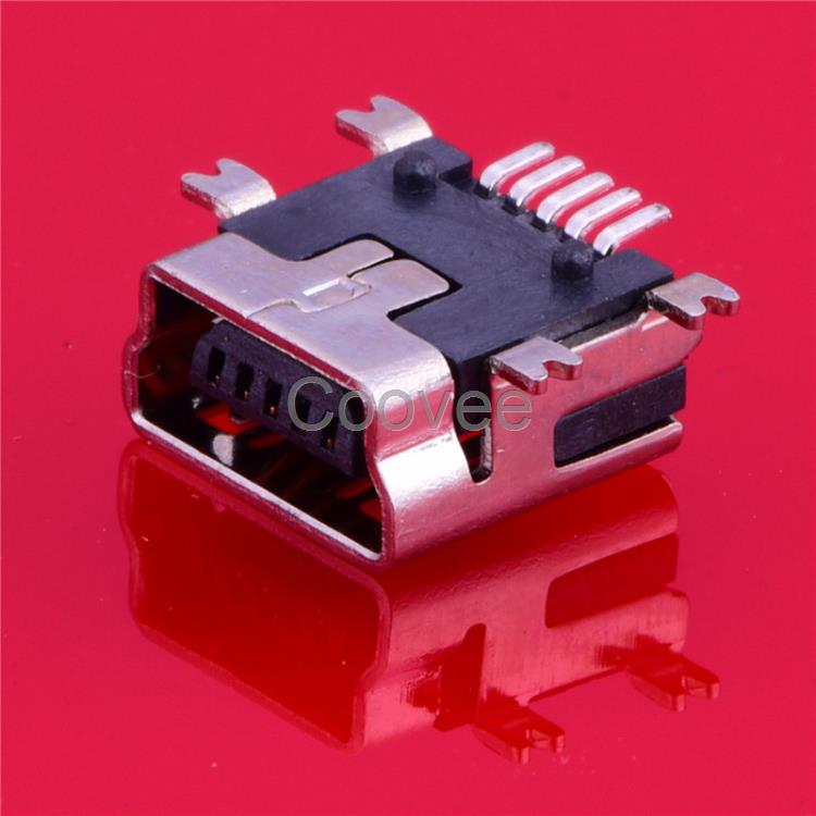 MINI USB連接器 5P全貼USB迷你連接器