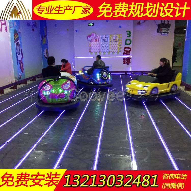 新款地網(wǎng)碰碰車圖片 歡樂碰撞的公園游樂設(shè)備生產(chǎn)廠家