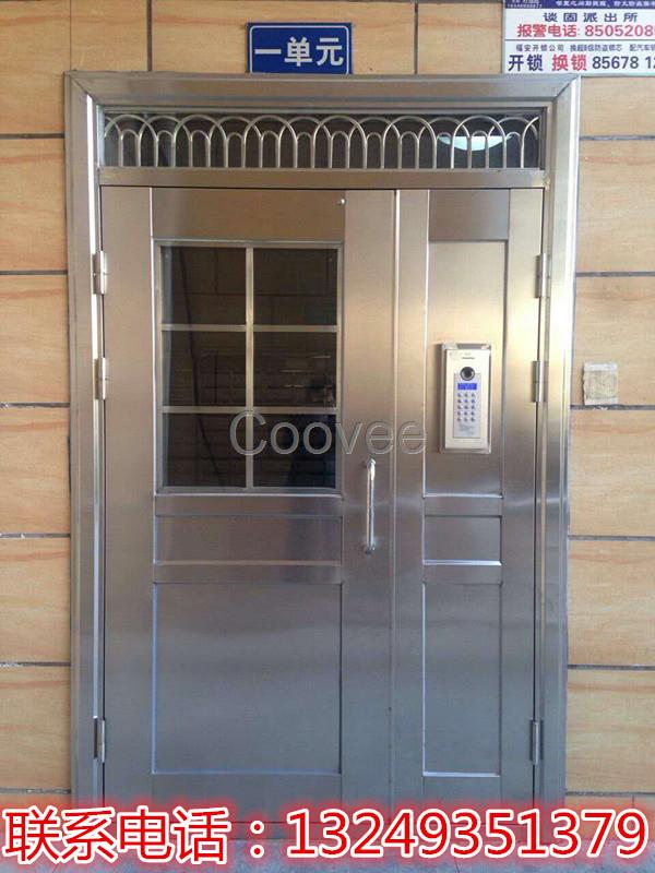 讓不銹鋼門樓宇門使用壽命更長保養很重要鋁型材單元門定做