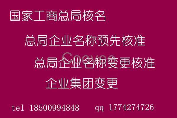 順興捷總局企業(yè)名稱變更核準(zhǔn)總局核名