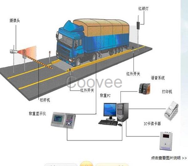 100吨全自动地磅远程查询数据联网