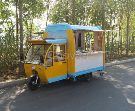 廠家直銷流動餐車多功能快餐鹵味小吃車廠家款三輪電動售貨車