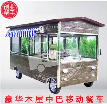 廠家供應美食快餐車不銹鋼小吃車多功能手抓餅小吃車房車定制
