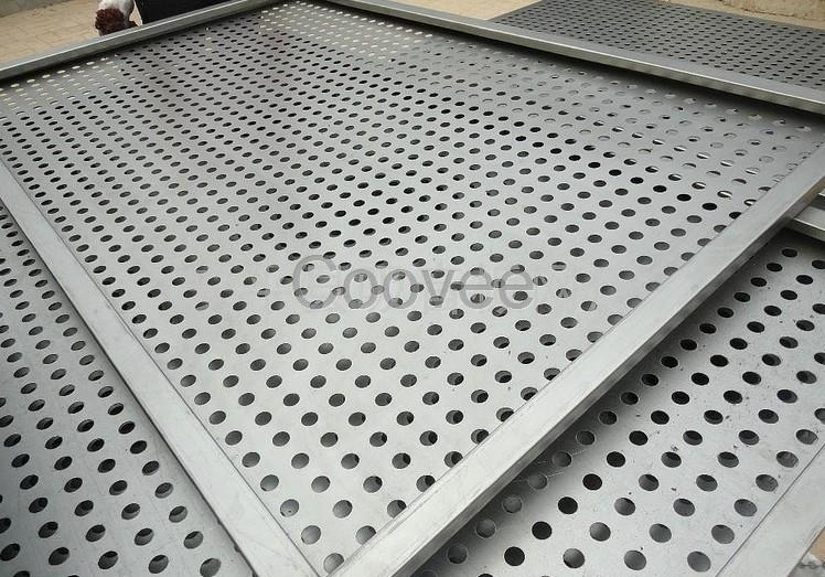 【镀铝锌穿孔压型钢板】0.6厚镀铝锌穿孔压型钢板3孔3距