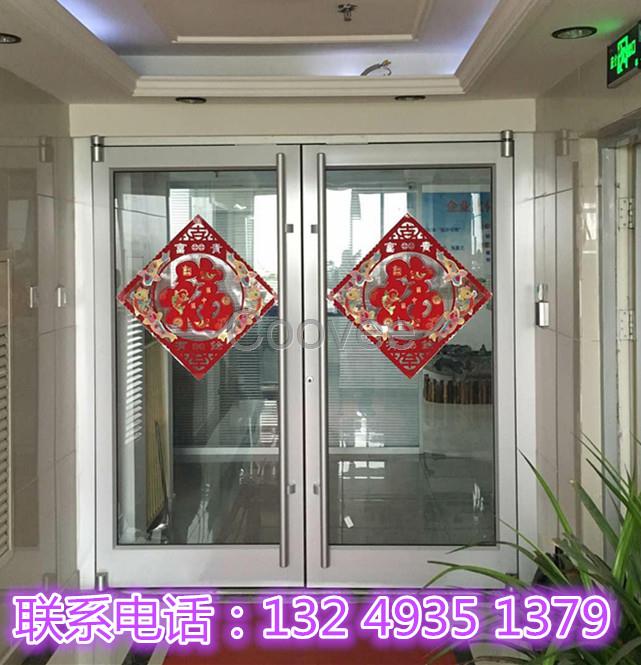 石家莊三個厚鋁型材肯德基門定做質量好河北黑色肯德基門批發廠家