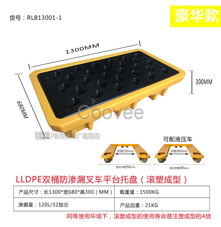 銳力搏13001-1防溢漏托盤盛漏卡板防溢托盤油桶托盤防滲漏