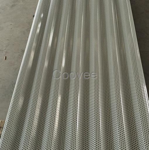 【彩色穿孔镀锌压型钢板】彩色穿孔镀锌压型钢板穿孔断面有面漆