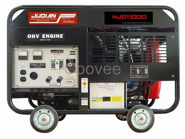 合資巨電汽油大功率發(fā)電機組HJD11000