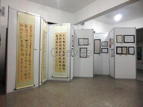 八零柱展板書(shū)畫(huà)展板活動(dòng)屏風(fēng)展板展位標(biāo)攤搭建租賃