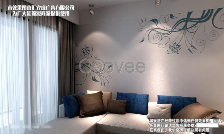 時尚花紋背景墻圖案鏤版
