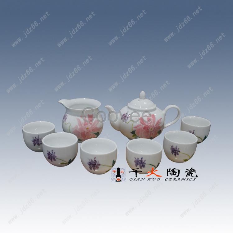 景德鎮陶瓷手繪茶具套裝生產廠家