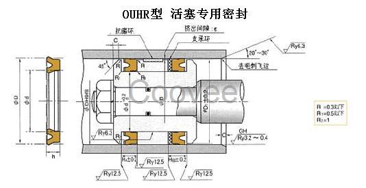 OUHR系列活塞專用密封圈