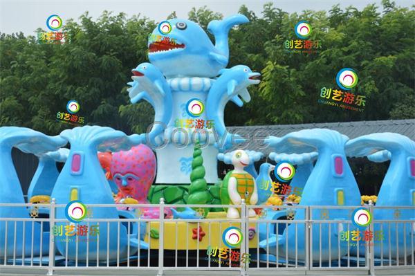 沈陽(yáng)創(chuàng)藝2017人氣激戰(zhàn)鯊魚(yú)島海洋歡樂(lè)島游藝設(shè)施廠家直銷