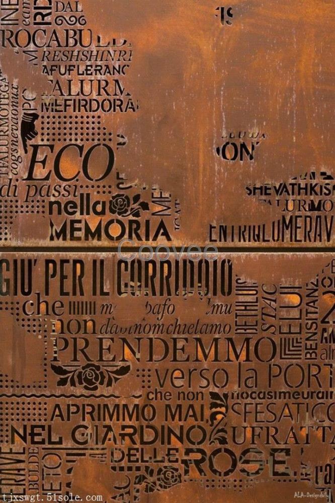 成都銹蝕耐候鋼板-德陽耐候鋼板鏤空