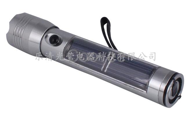 LED戶外燈具產品光瑩GY6301led太陽能手電筒批發(fā)