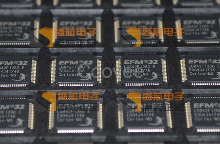 原裝EFM32LG842F128G-E-QFP64