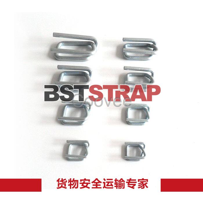 BSTSTRAP金屬?zèng)_壓式回形扣鍍鋅打包扣環(huán)形打包扣32mm