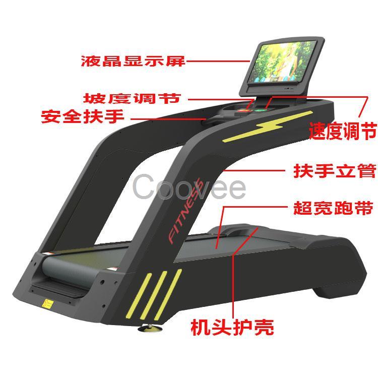 力美星新款雙輪家用跑步機電動超靜音豪華減震跑步機