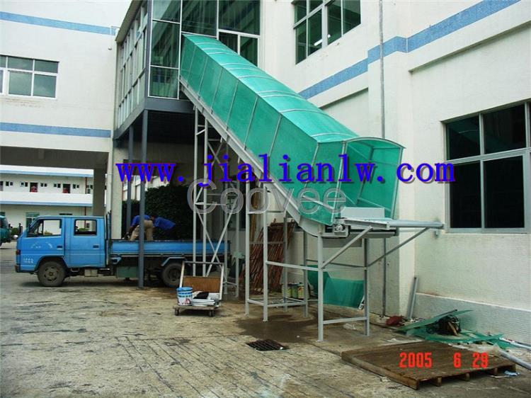 三樓出貨輸送帶倉庫卸貨裝車傳送帶