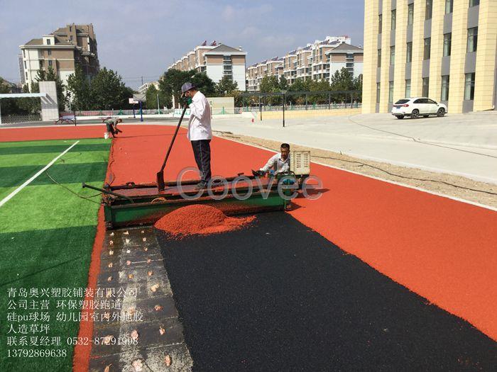山东塑胶跑道生产厂家塑胶跑道材料施工