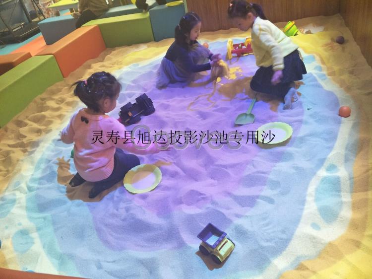 投影沙池白沙子魔幻沙池白沙互動投影沙