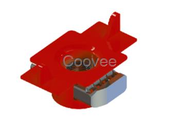 槽鋼鎖扣彈簧螺母管束扣墊抗震螺桿